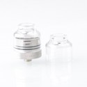 Authentic Oumier Wasp Nano RDA V2 Rebuildable Dripping Atomizer - Silver, Squonk / BF Pin, 24mm Diameter