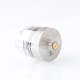 Authentic Oumier Wasp Nano RDA V2 Rebuildable Dripping Atomizer - Silver, Squonk / BF Pin, 24mm Diameter