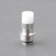 Authentic YFTK Billet Box Drip Tip Set for Billet / SXK BB Box Kit - Silver + White, Stainless Steel + POM, 3 x Spare Mouthpiece