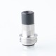 Authentic YFTK Billet Box Drip Tip Set for Billet / SXK BB Box Kit - Silver + Black, Stainless Steel + POM, 3 x Spare Mouthpiece