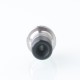 Authentic YFTK Billet Box Drip Tip Set for Billet / SXK BB Box Kit - Silver + Black, Stainless Steel + POM, 3 x Spare Mouthpiece