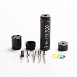 [Ships from Bonded Warehouse] Authentic Coil Father Coiling Kit V2 Vape Coil Jig for Coil Size 2.0mm / 2.5mm / 3.0mm / 3.5mm