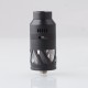 Authentic Hellvape Helheim S RDTA Rebuildable Dripping Tank Atomizer - Matte Full Black, 5.0ml, DL / MTL, 25mm Diameter