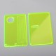 Authentic MK MODS Replacement Front + Back Cover Panel Plate for Cthulhu AIO Mod Kit - Fluorescence Green, Acrylic