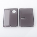 Authentic MK MODS Replacement Front + Back Cover Panel Plate for Cthulhu AIO Mod Kit - Translucent Black, Acrylic