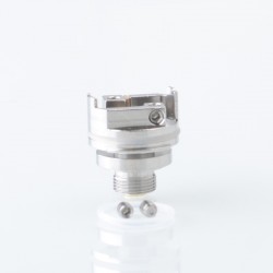 Authentic Steam Crave Aromamizer Classic MTL RTA Replacement Build Deck - Silver, Stainless Steel