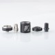 Authentic Vapefly Nicolas II MTL Tank Atomizer - Black, S Version,, 2.0ml, 0.8ohm / 1.2ohm, 22.2mm Diameter