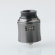 Authentic Wotofo & Mike Vapes Recurve V2 RDA Rebuildable Dripping Atomizer - Gun Metal, BF Pin, Two Airflow Adapter, 24.6mm