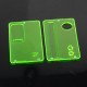 Authentic SXK Replacement Front + Back Cover Panel Plate for dotMod dotAIO V2 Pod - Fluorescence Green, PCTG