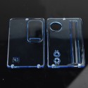 Authentic SXK Replacement Front + Back Cover Panel Plate for dotMod dotAIO V2 Pod - Translucent Blue, PCTG
