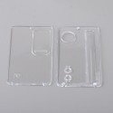 Authentic SXK Replacement Front + Back Cover Panel Plate for dotMod dotAIO V2 Pod - Translucent, PCTG