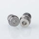 Gluee Style 510 Drip Tip Set - Black, Stainless Steel + POM, DL + MTL (2 PCS)