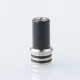 Gluee Style 510 Drip Tip Set - Black, Stainless Steel + POM, DL + MTL (2 PCS)