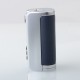 Authentic Dovpo Riva 200W TC VW Box Mod - Silver Blue, 5~200W, 2 x 18650