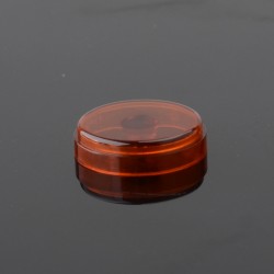 Authentic MK Mods Replacement Button for dotMod dotAIO V1 / dotMod dotAIO V2 / Cthulhu AIO Kit - Coffee, Acrylic