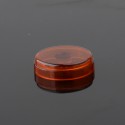 Authentic MK Mods Replacement Button for dotMod dotAIO V1 / dotMod dotAIO V2 / Cthulhu AIO Kit - Coffee, Acrylic