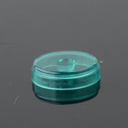 Authentic MK Mods Replacement Button for dotMod dotAIO V1 / dotMod dotAIO V2 / Cthulhu AIO Kit - Cyan, Acrylic
