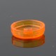 Authentic MK Mods Replacement Button for dotMod dotAIO V1 / dotMod dotAIO V2 / Cthulhu AIO Kit - Orange, Acrylic