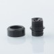 PRC Quantum Style 510 / BB Drip Tip kit for SXK BB / Billet Box Mod Kit - Silver + Black, SS Base + POM Mouthpiece