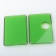 Authentic MK MODS Replacement Panels for Vandy Pulse AIO Kit - Green, Back + Front Plates (2 PCS)