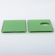 Authentic MK MODS Replacement Panels for Vandy Pulse AIO Kit - Green, Back + Front Plates (2 PCS)