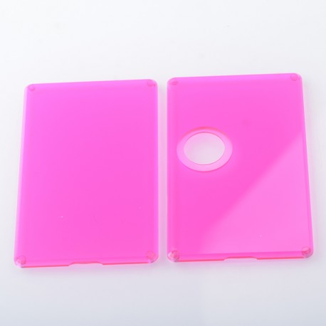 Authentic MK MODS Replacement Panels for Vandy Vape Pulse AIO Kit - Pink, Back + Front Plates (2 PCS)