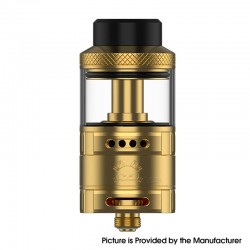 [Ships from Bonded Warehouse] Authentic Hellvape Fat Rabbit Solo RTA Atomizer - Gold, Single Coil, DL / RDL, 4.5ml, 25mm