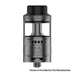 [Ships from Bonded Warehouse] Authentic Hellvape Fat Rabbit Solo RTA Atomizer - Gunmetal, Single Coil, DL / RDL, 4.5ml, 25mm