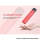 [Ships from Bonded Warehouse] Authentic Uwell Popreel N1 10W Pod System Kit - Coral Red, 520mAh, 2.0ml, 1.2ohm, MTL 