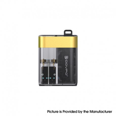 Authentic Dovpo D-Box Pod Mod Device - Gold, 750mAh, Compatible With RELX Pod Cartridge