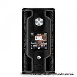 Authentic YiHi SXmini G Class V2 200W VW Box Mod - Matte Black, VW 10~100W, TC 100~300'C / 212~572'F, 2 x 18650, ABS Frame