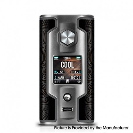 Authentic YiHi SXmini G Class V2 200W VW Box Mod - Space Grey, VW 10~100W, TC 100~300'C / 212~572'F, 2 x 18650, ABS Frame