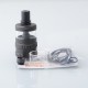 Authentic Koguovape Gamo RTA Rebuildable Tank Vape Atomizer - Black, SS316 + Glass + POM, 3.0ml, 23mm Diameter