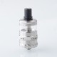 Authentic Koguovape Gamo RTA Rebuildable Tank Vape Atomizer - Silver, SS316 + Glass + POM, 3.0ml, 23mm Diameter