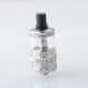 Authentic Koguovape Gamo RTA Rebuildable Tank Vape Atomizer - Silver, SS316 + Glass + POM, 3.0ml, 23mm Diameter