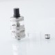 Authentic Koguovape Gamo RTA Rebuildable Tank Vape Atomizer - Silver, SS316 + Glass + POM, 3.0ml, 23mm Diameter