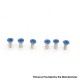 Authentic MK MODS Replacement Screws for Cthulhu RBA AIO Box Mod Kit - Blue, (6 PCS)