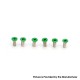 Authentic MK MODS Replacement Screws for Cthulhu RBA AIO Box Mod Kit - Green, (6 PCS)