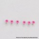 Authentic MK MODS Replacement Screws for Cthulhu RBA AIO Box Mod Kit - Pink, (6 PCS)