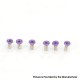 Authentic MK MODS Replacement Screws for Cthulhu RBA AIO Box Mod Kit - Purple, (6 PCS)