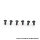 Authentic MK MODS Replacement Screws for Cthulhu RBA AIO Box Mod Kit - Black, (6 PCS)