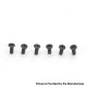 Authentic MK MODS Replacement Screws for Cthulhu RBA AIO Box Mod Kit - Black, (6 PCS)