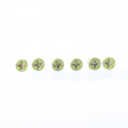 Authentic MK MODS Replacement Screws for Cthulhu RBA AIO Box Mod Kit - Fluorescence Green, (6 PCS)