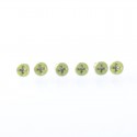 Authentic MK MODS Replacement Screws for Cthulhu RBA AIO Box Mod Kit - Fluorescence Green, (6 PCS)