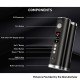 Authentic Think Craton DNA 100C Mod - Gradient Red, VW 1~100W, 1 x 18650 / 20700 / 21700, Evolv DNA 100C Chip