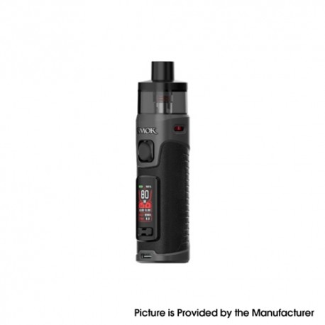 [Ships from Bonded Warehouse] Authentic SMOK RPM 5 Pod Mod Kit - Black Leather, 2000mAh VW 5~80W, 6.5ml, 0.15ohm / 0.23ohm