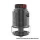 Authentic ThunderHead Creations & Tony Vapes Artemis II RDTA Rebuildable Tank Atomizer - Matte Black, 4.5ml, BF Pin, 25mm