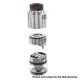 Authentic ThunderHead Creations & Tony Vapes Artemis II RDTA Rebuildable Tank Atomizer - Matte Black, 4.5ml, BF Pin, 25mm