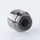 Authentic Augvape & Inhale Coils Alexa S24 RDA Rebuildable Dripping Atomizer - Black Chrome, Squonk Pin, Single Coil, 24mm