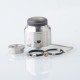 Authentic Augvape & Inhale Coils Alexa S24 RDA Rebuildable Dripping Atomizer - Stainless Steel, BF Pin, Single Coil, 24mm